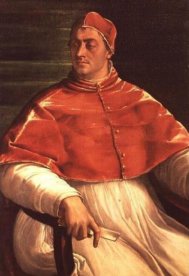 Clément VII par Sebastiano del Piombo.Museo di Capodimonte