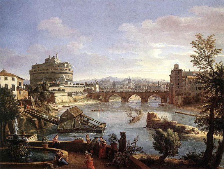 Château Saint-Ange Caspar van Wittel — Inconnu. (Source : http://bit.ly/1O7WjQ7)