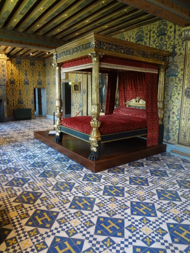 Lit d'Henri III à Blois. Source 2016. Laure Trannoy.