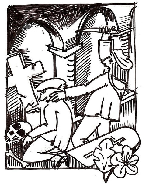 Meurtre au cimetière des Innocents (Source : Bernard Leray)