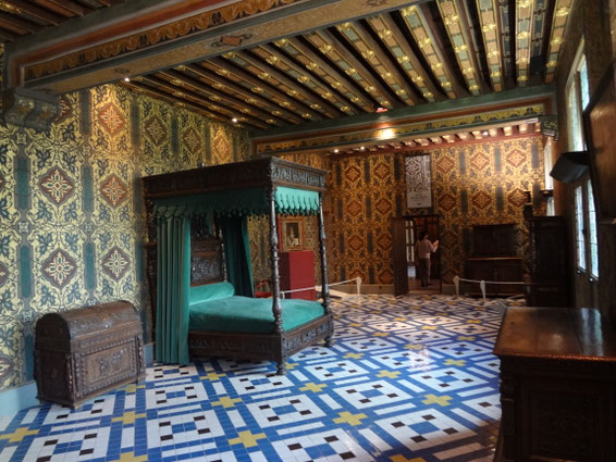 Chambre de Catherine de Médicis. Blois. Source Laure Trannoy.