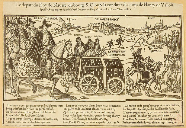 Translation du corps d'Henri III (Source : Wikipedia)