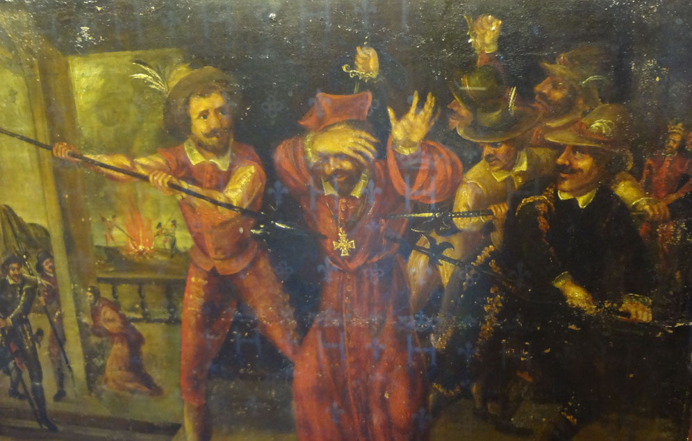 Assassinat du cardinal. Blois. Source Laure Trannoy.