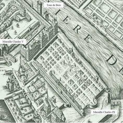Plan de Vassalieu. Paris 1609