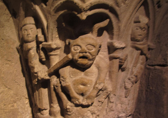 Crypte de Saint-Denis. (Source : Willy, mai 2015)