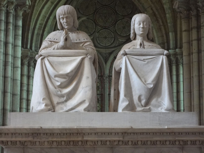 Orants de Louis XII et Anne de Breatgne. Source : Laure Trannoy