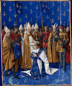 Sacre de Charles VI par Jean Fouquet.http://expositions.bnf.fr/fouquet/grand/f051.htm, https://commons.wikimedia.org