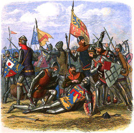 Bataille de Shrewsbury.wikimedia.org/wiki/File:A\_Chronicle\_of\_England.Death\_of\_Hotspur.jpg#/media/File:A\_Chronicle\_of\_England\_-\_Page\_349\_-\_The\_Death\_of\_Hotspur.jpg