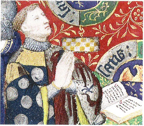 Maître de Boucicaut.Antoine Leduc, Sylvie Leluc et Olivier Renaudeau.D'Azincourt à Marignan. Chevaliers et bombardes, 1515-1515, Paris, Gallimard .Musée de l'armée, 2015, ISBN 978-2-07-014949-0, Domaine public, https://commons.wikimedia.org