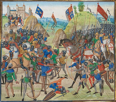  Crecy Froissart.Wikimedia